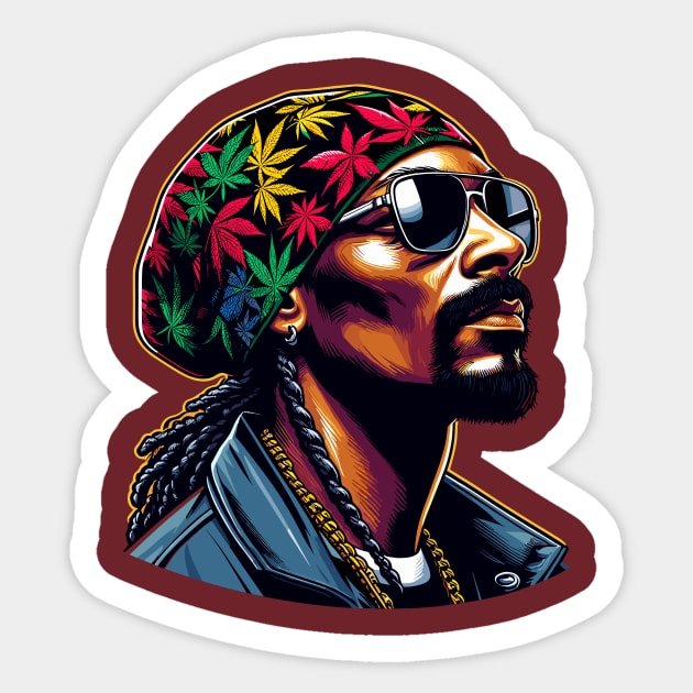 Snoop Dogg #6 Sticker by Review SJW Podcast